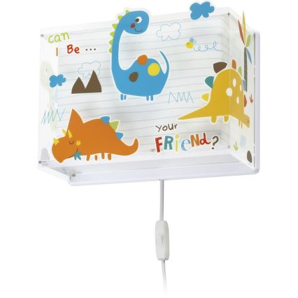 Dalber D-73458 - Детский настенный светильник DINOS 1xE27/60W/230V
