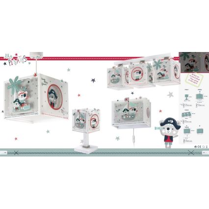 Dalber D-74551 - Дитяча настільна лампа PIRATES 1xE14/40W/230V