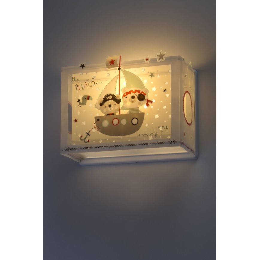 Dalber D-74558 - Детский настенный светильник PIRATES 1xE27/60W/230V