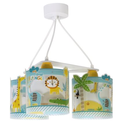 Dalber D-76114 - Детская люстра MY LITTLE JUNGLE 3xE27/15W/230V