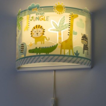 Dalber D-76118 - Детский настенный светильник MY LITTLE JUNGLE 1xE27/15W/230V