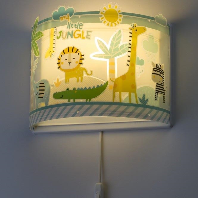 Dalber D-76118 - Дитяче настінне освітлення MY LITTLE JUNGLE 1xE27/15W/230V