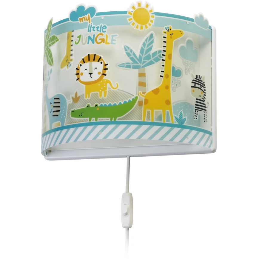 Dalber D-76118 - Дитяче настінне освітлення MY LITTLE JUNGLE 1xE27/15W/230V