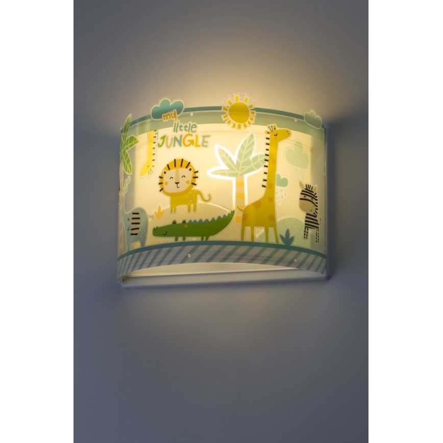 Dalber D-76118 - Дитяче настінне освітлення MY LITTLE JUNGLE 1xE27/15W/230V