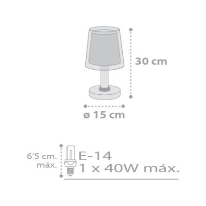 Dalber D-81211E - Детская лампа STARS 1xE14/40W/230V