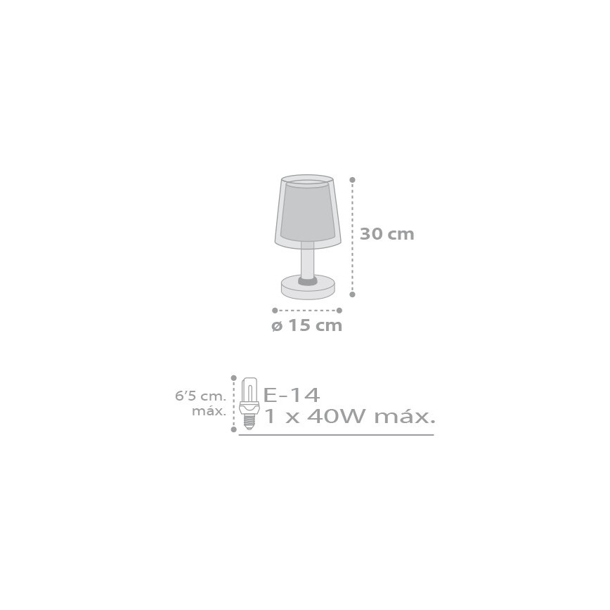 Dalber D-81211E - Детская лампа STARS 1xE14/40W/230V