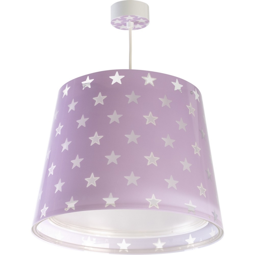Dalber D-81212L - Дитяча підвісна люстра STARS 1xE27/60W/230V