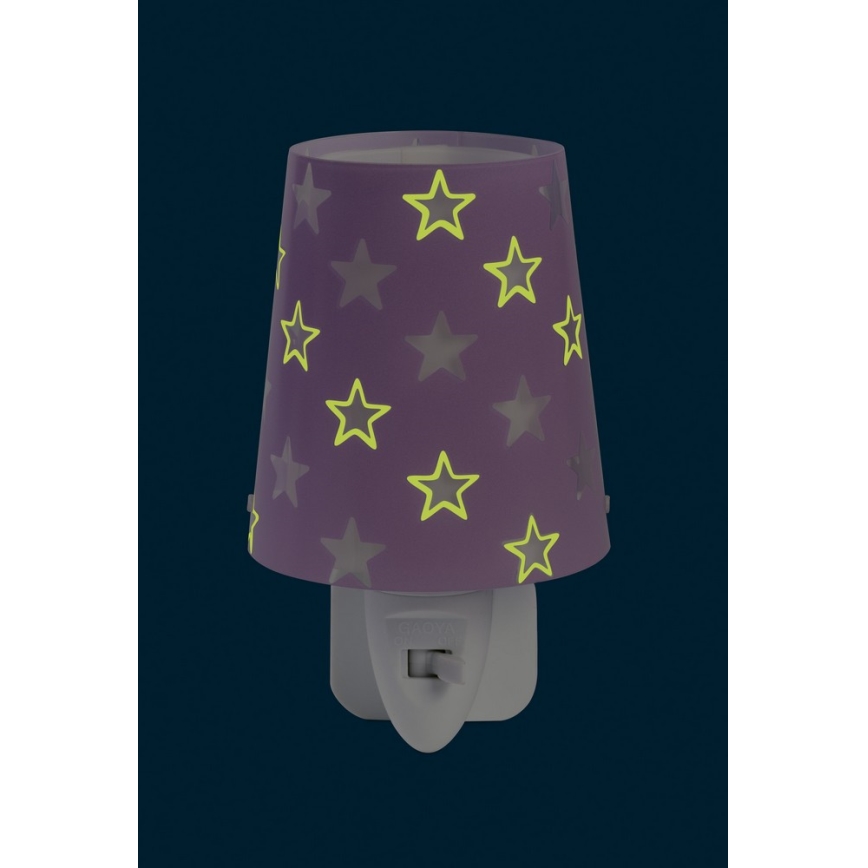 Dalber D-81215L - Світлодіодний нічник STARS 1xE14/0,3W/230V