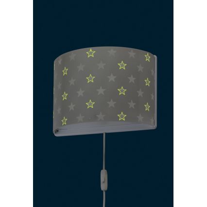 Dalber D-81218E - Детский настенный светильник STARS 1xE27/60W/230V