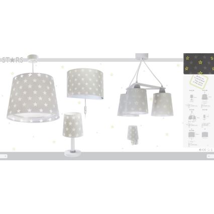 Dalber D-81218E - Детский настенный светильник STARS 1xE27/60W/230V