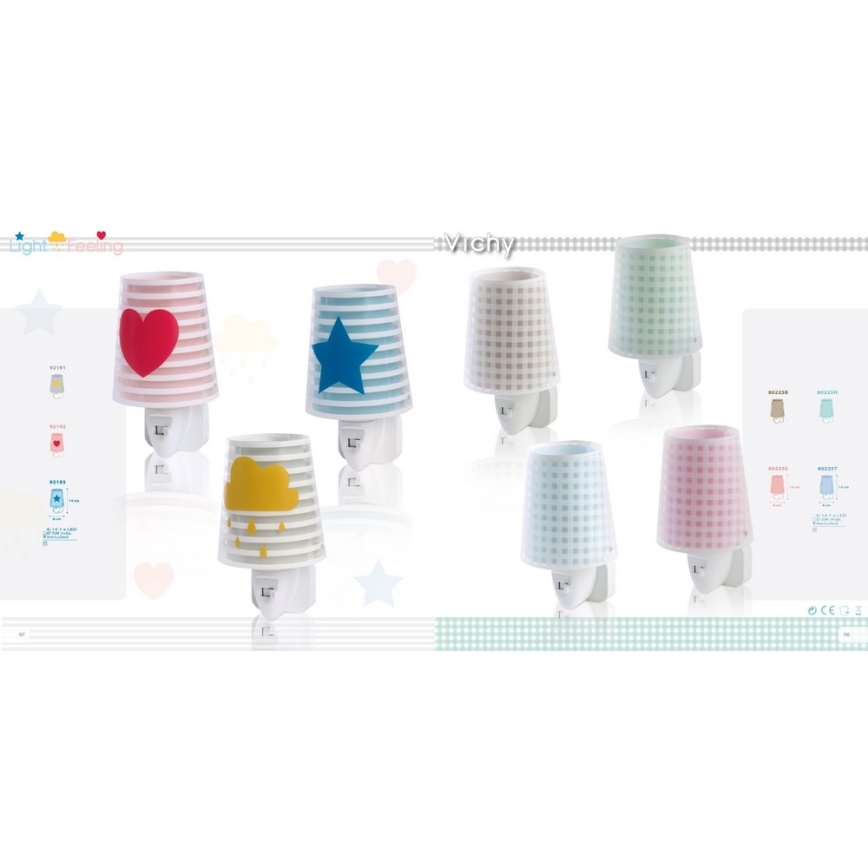 Dalber D-92193 - LED нічник LIGHT FEELING 1xE14/0,5W/230V