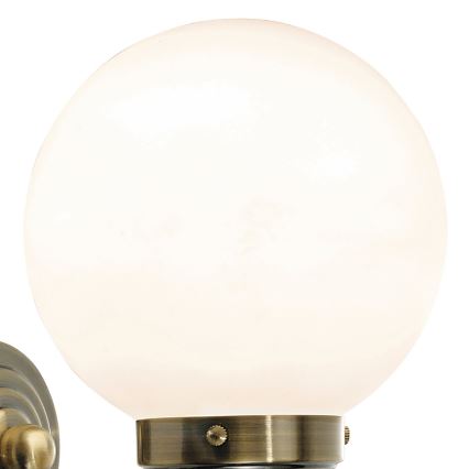 Där Lighting BAR0775 - Бра для ванной комнаты BARCLAY 1xE14/40W/230V IP44 латунь