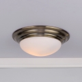 Där Lighting BAR5275 - Потолочный светильник для ванной комнаты BARCLAY 1xE27/60W/230V, диаметр 31 см, латунь