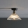 Där Lighting BOY0175 - Потолочный светильник BOYD 1xE27/60W/230V Ø 25 см, латунь/прозрачное стекло