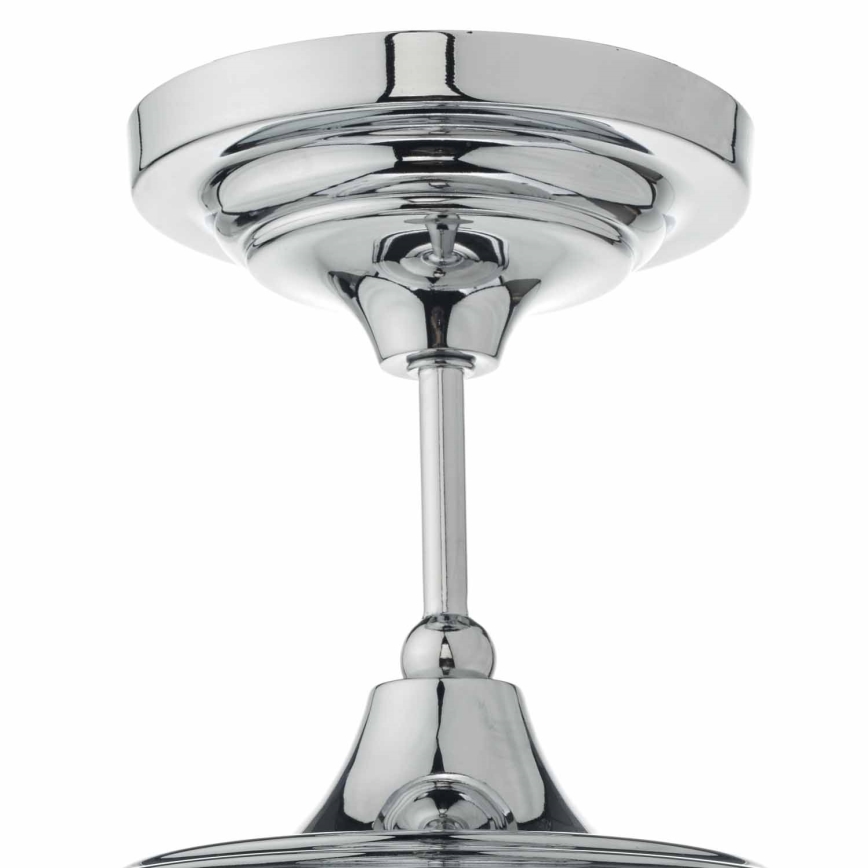 Där Lighting CAD0150 - Стельовий накладний світильник для ванної CADEN 1xE27/60W/230V IP44 полірований хром