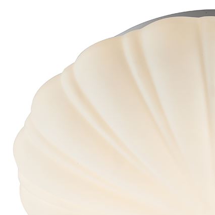 Där Lighting CAF502 - Стельовий світильник для ванної кімнати CAFE 1xE27/60W/230V діаметр 27 см IP44 білий