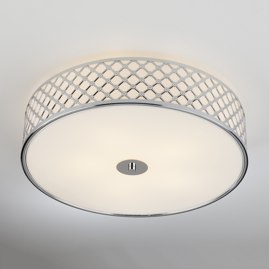 Där Lighting CIV5050 - Потолочный светильник CIVIC 5×E14/60 Вт/230 В, диаметр 50 см, глянцевый хром