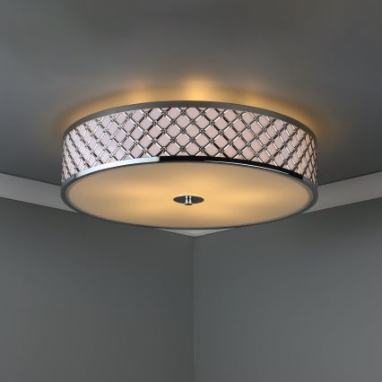 Där Lighting CIV5050 - стельовий світильник CIVIC 5xE14/60W/230V, діаметр 50 см, полірований хром
