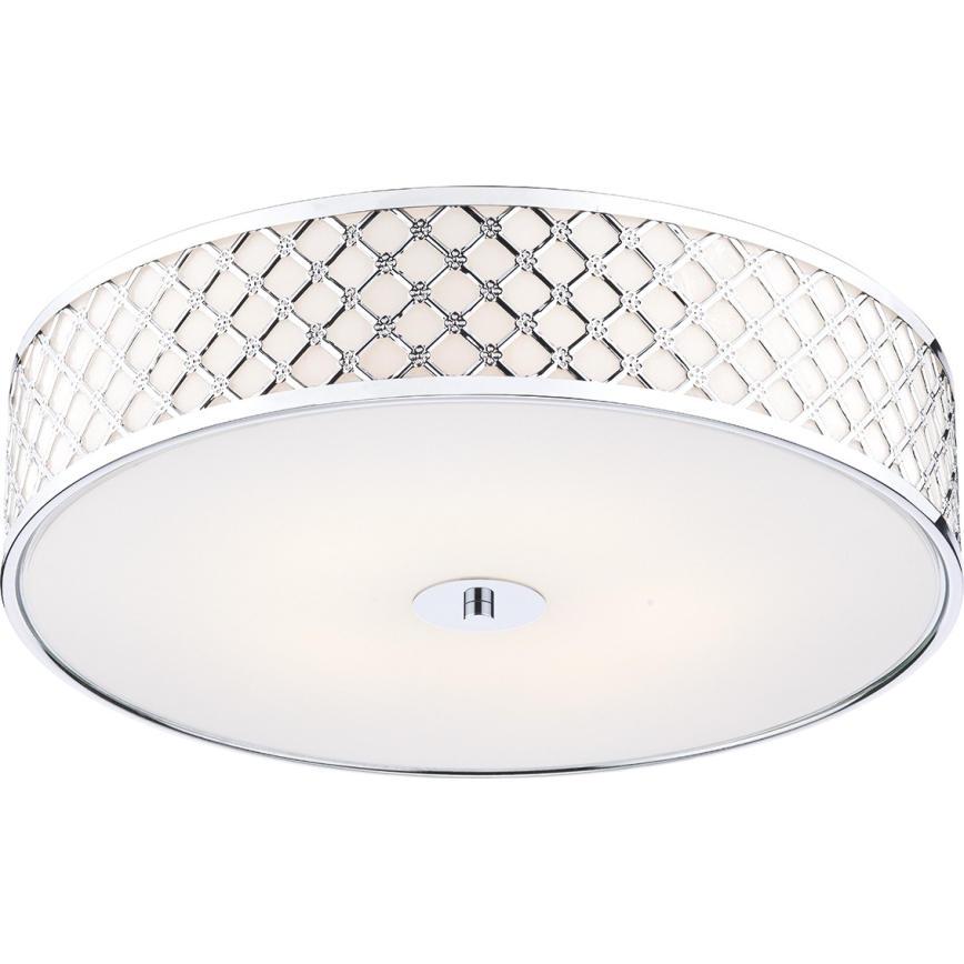 Där Lighting CIV5050 - стельовий світильник CIVIC 5xE14/60W/230V, діаметр 50 см, полірований хром