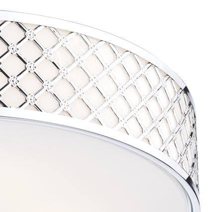 Där Lighting CIV5050 - стельовий світильник CIVIC 5xE14/60W/230V, діаметр 50 см, полірований хром