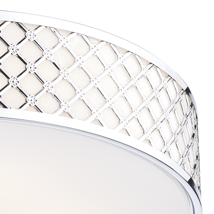 Där Lighting CIV5050 - стельовий світильник CIVIC 5xE14/60W/230V, діаметр 50 см, полірований хром