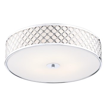 Där Lighting CIV5050 - стельовий світильник CIVIC 5xE14/60W/230V, діаметр 50 см, полірований хром