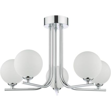 Där Lighting CRA5450-02 - Люстра на штанзі CRADLE 5xG9/25W/230V полірований хром