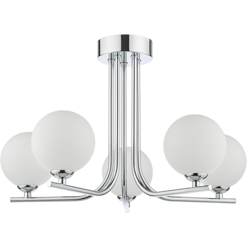 Där Lighting CRA5450-02 - Люстра на штанзі CRADLE 5xG9/25W/230V полірований хром