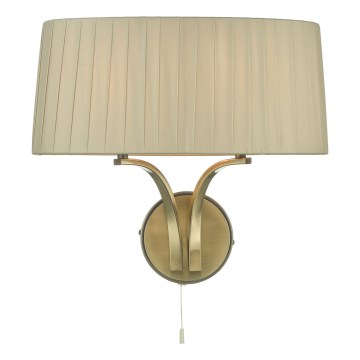 Där Lighting CRI0929 - Бра CRISTIN 2xE14/40W/230V, латунь/тауп