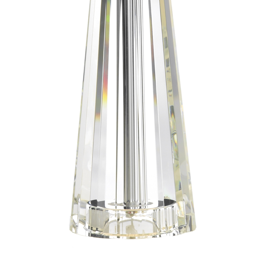 Där Lighting CYP4208 - Настольная лампа CYPRUS 1xE27/60W/230V кремовая/прозрачная