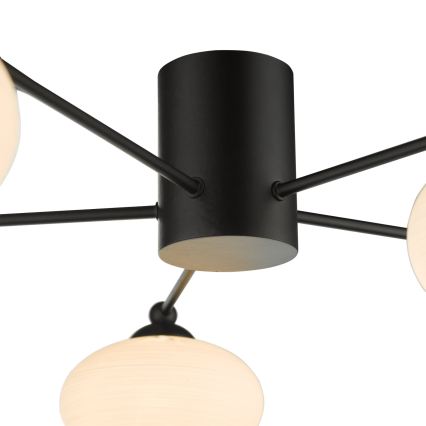 Där Lighting JAS5422 - Накладна люстра JASPER 5xG9/25W/230V чорна