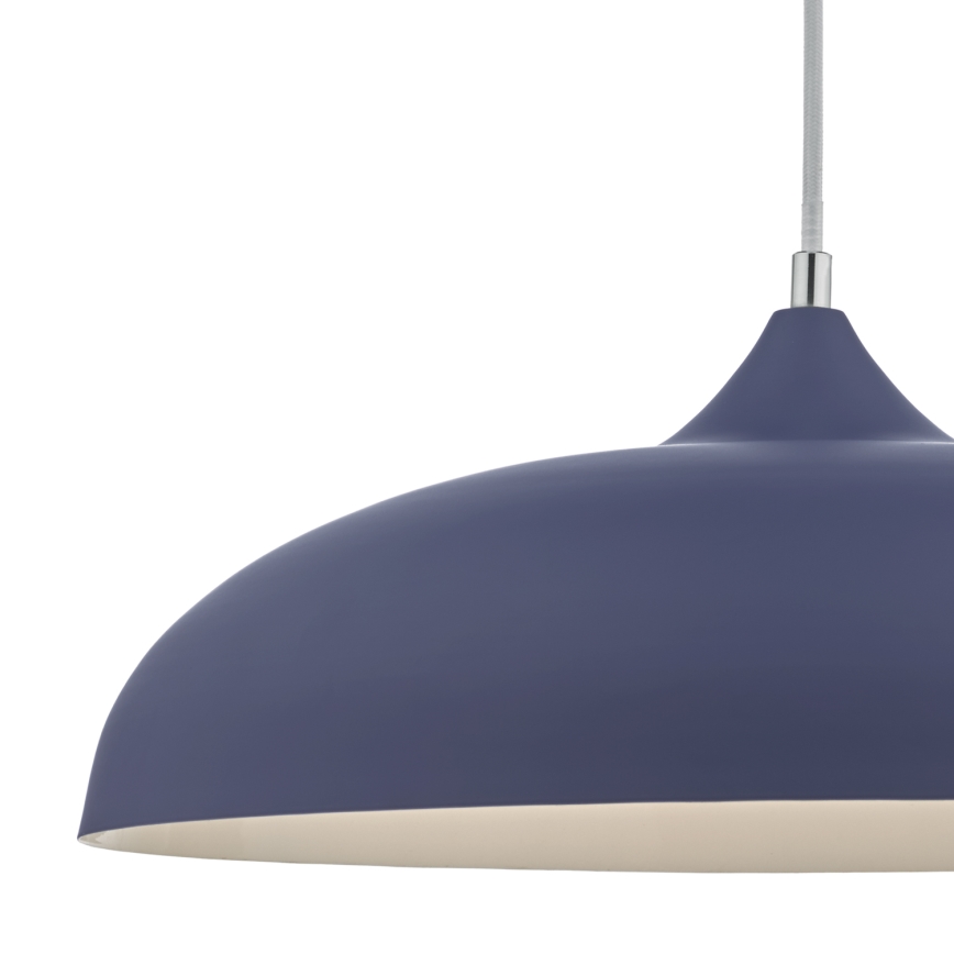 Där Lighting KAE0123 - Подвесная люстра на тросе KAELAN 1xE27/60W/230V синяя