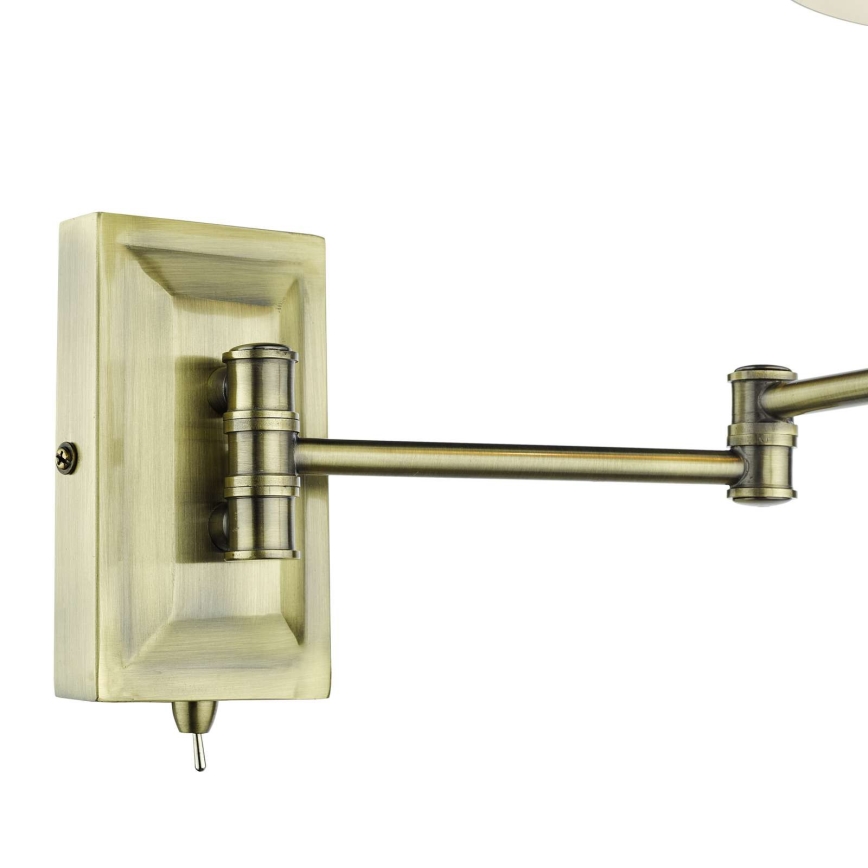 Där Lighting KEN0775 - Гибкий настенный светильник KENSINGTON 1xE14/25W/230V латунь