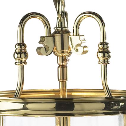 Där Lighting LAM0340 - люстра LAMBETH на ланцюзі, 3xE14/60W/230V, латунь