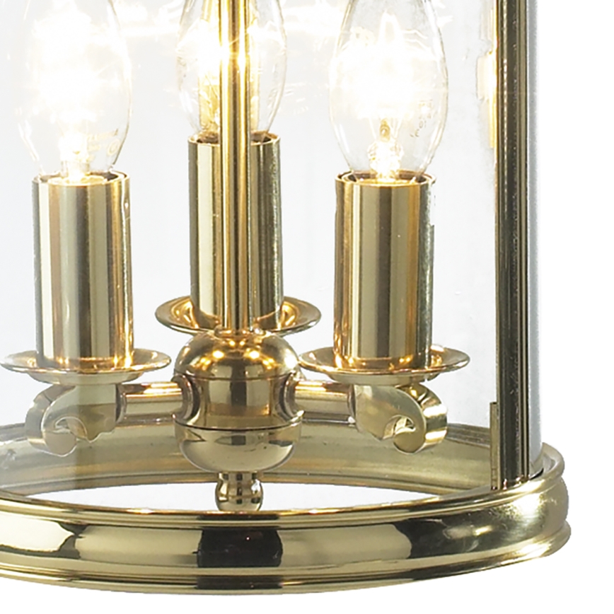 Där Lighting LAM0340 - Люстра на цепи LAMBETH 3xE14/60W/230V латунь