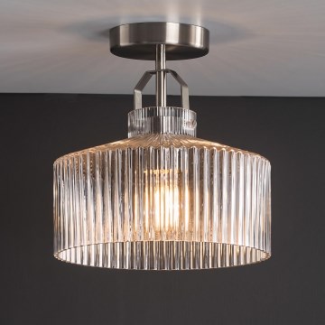 Där Lighting LEN4846 - Накладная потолочная люстра LENKA 1xE27/60W/230V матовый хром