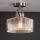 Där Lighting LEN4846 - Накладная потолочная люстра LENKA 1xE27/60W/230V матовый хром