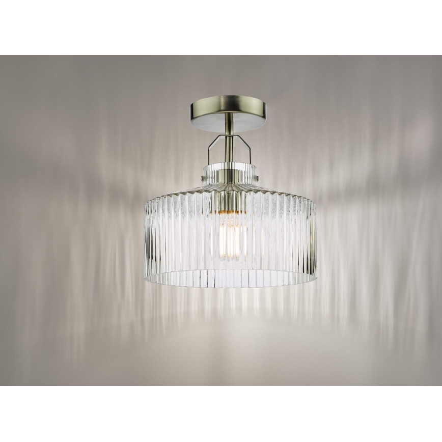 Där Lighting LEN4846 - Накладная потолочная люстра LENKA 1xE27/60W/230V матовый хром