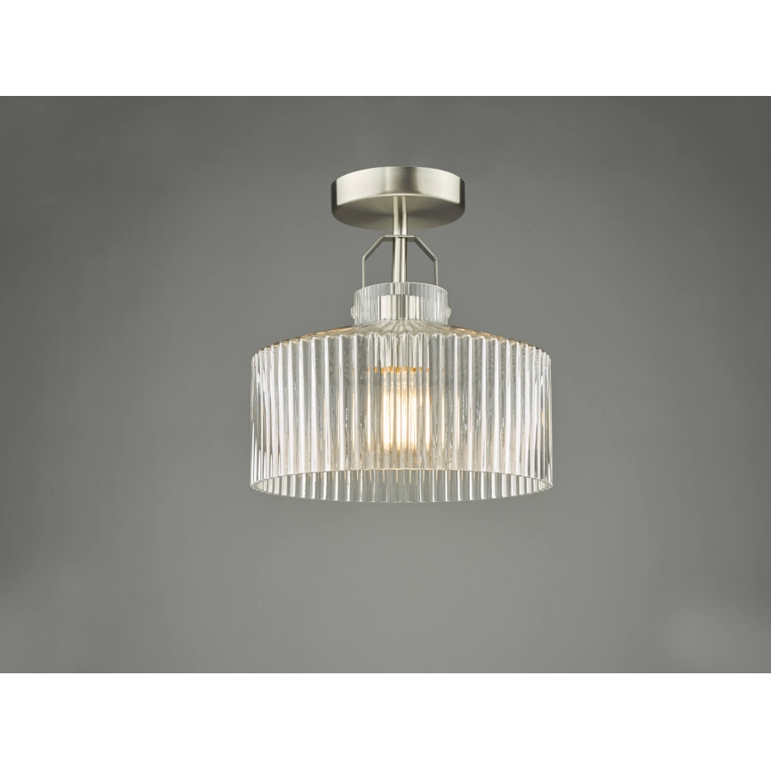 Där Lighting LEN4846 - Накладная потолочная люстра LENKA 1xE27/60W/230V матовый хром