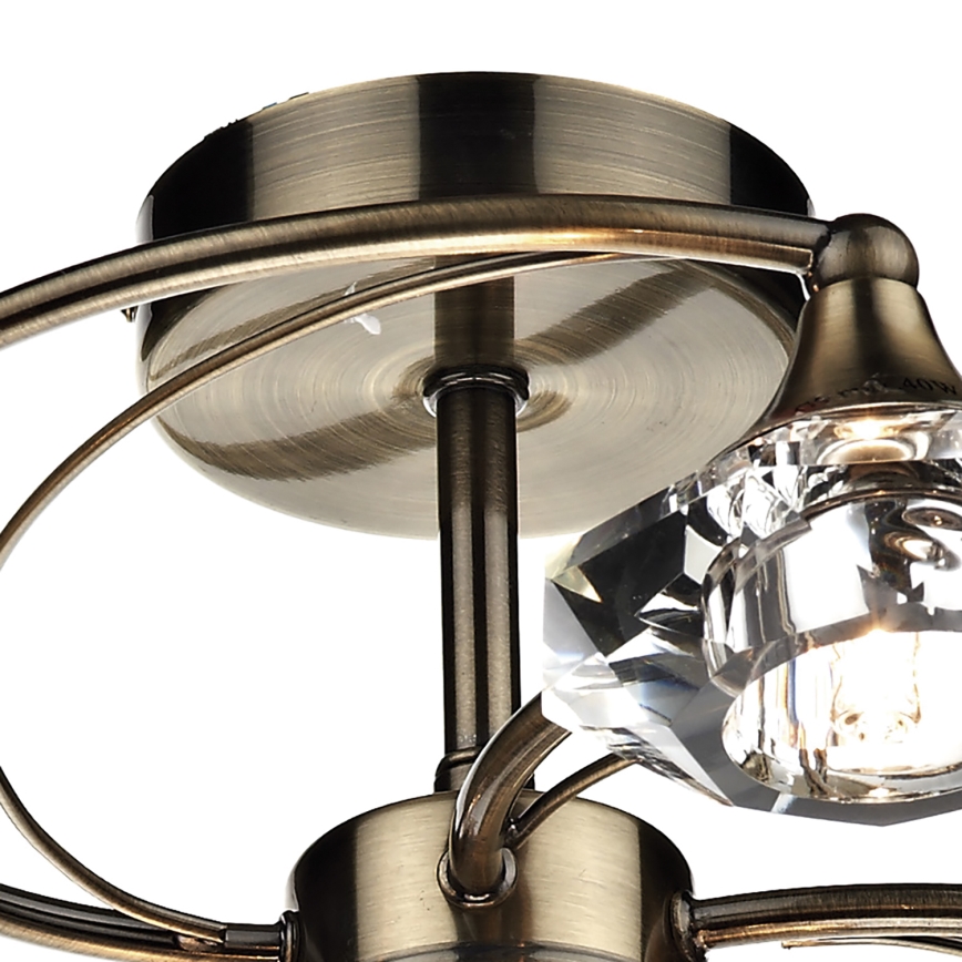 Där Lighting LUT0675 - Накладна люстра LUTHER 6xG9/40W/230V латунь