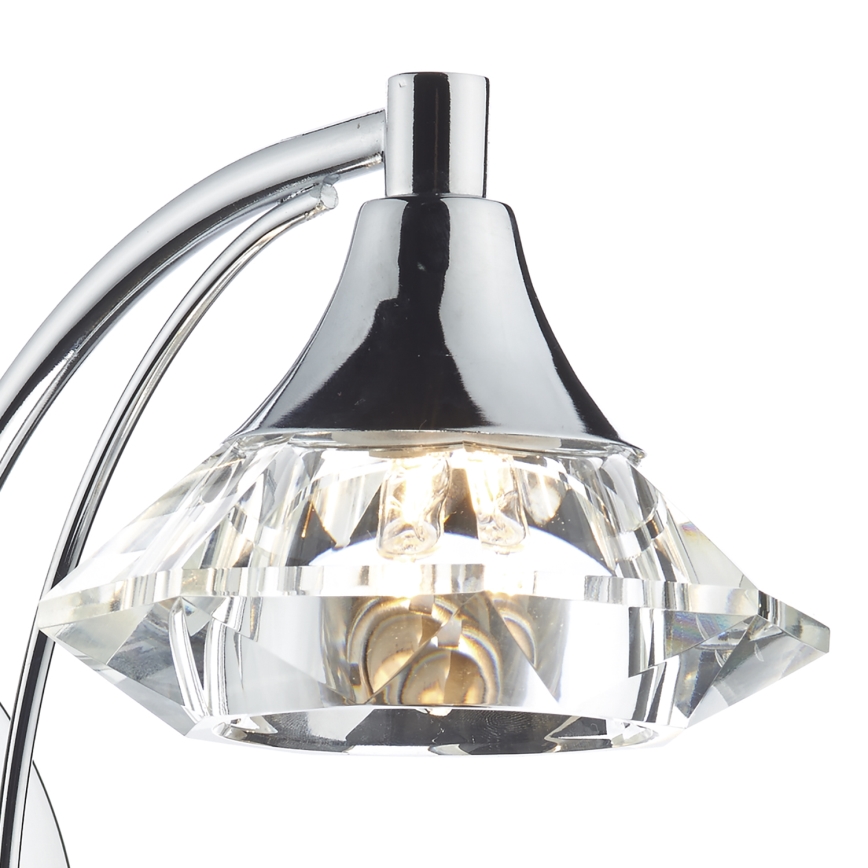 Där Lighting LUT0750 - Настінний світильник LUTHER 1xG9/40W/230V полірований хром