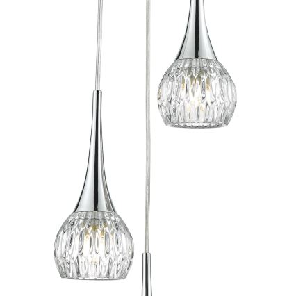 Där Lighting LYA0350 - Люстра на тросе LYALL 3xG9/40W/230V, глянцевый хром