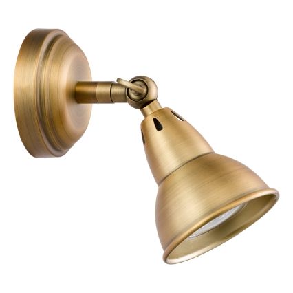 Där Lighting NAT0742 - Настенный точечный светильник NATHANIEL 1xGU10/11W/230V латунь
