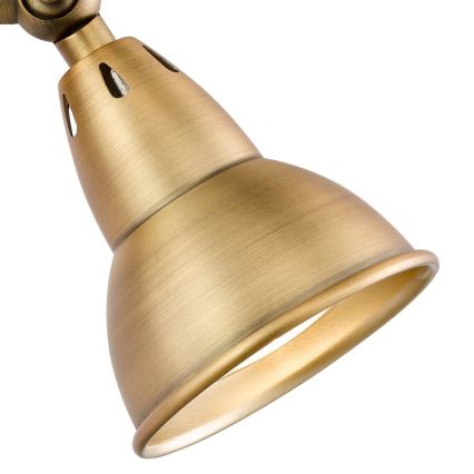 Där Lighting NAT0742 - Настенный точечный светильник NATHANIEL 1xGU10/11W/230V латунь