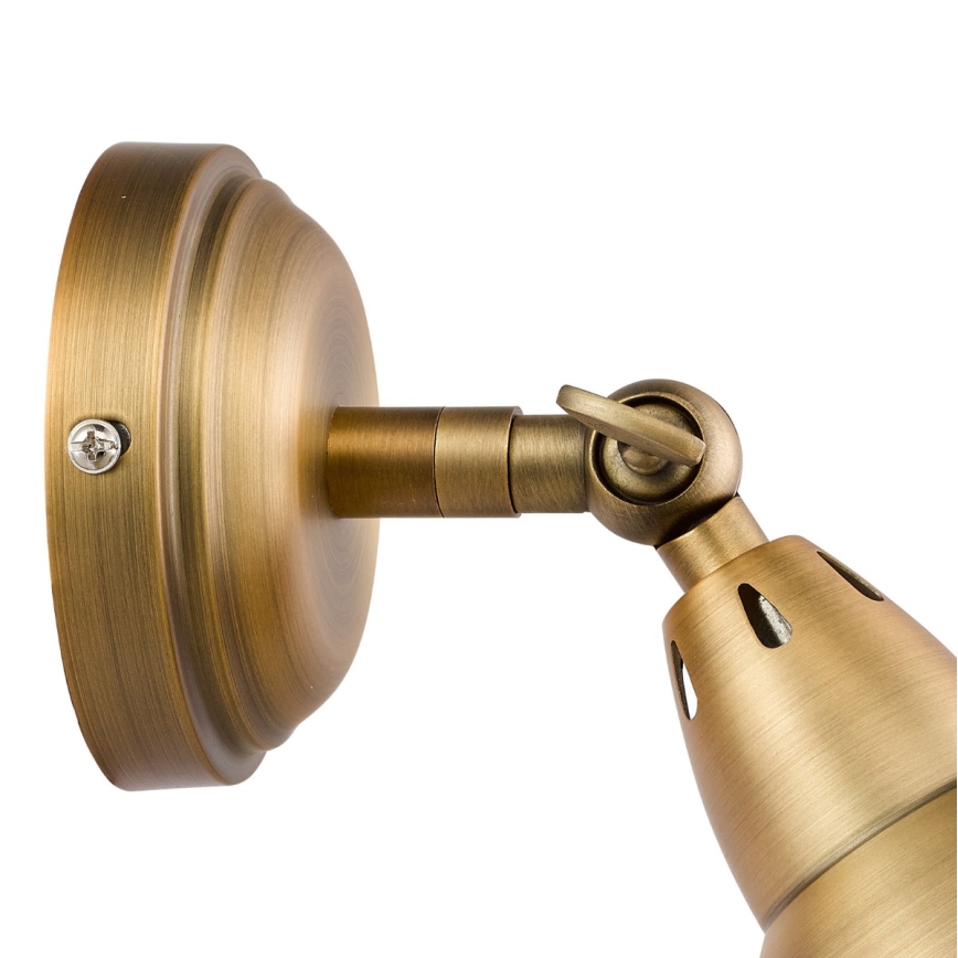 Där Lighting NAT0742 - Настінний точковий світильник NATHANIEL 1xGU10/11W/230V латунь