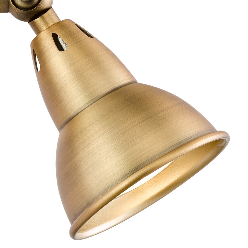Där Lighting NAT0742 - Настінний точковий світильник NATHANIEL 1xGU10/11W/230V латунь