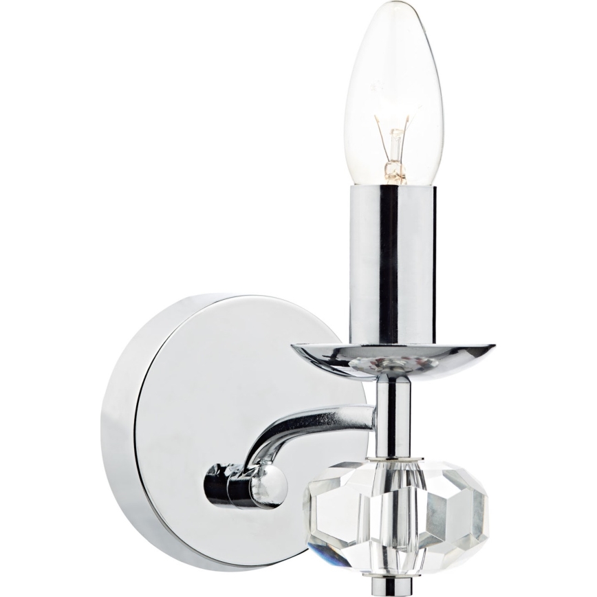 Där Lighting OLE0750 - Бра OLEANA 1xE14/40W/230V полированный хром