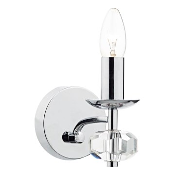 Där Lighting OLE0750 - Настінний світильник OLEANA 1xE14/40W/230V, блискучий хром