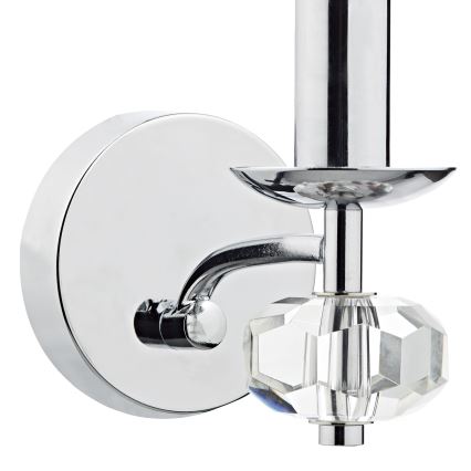 Där Lighting OLE0750 - Настінний світильник OLEANA 1xE14/40W/230V, блискучий хром