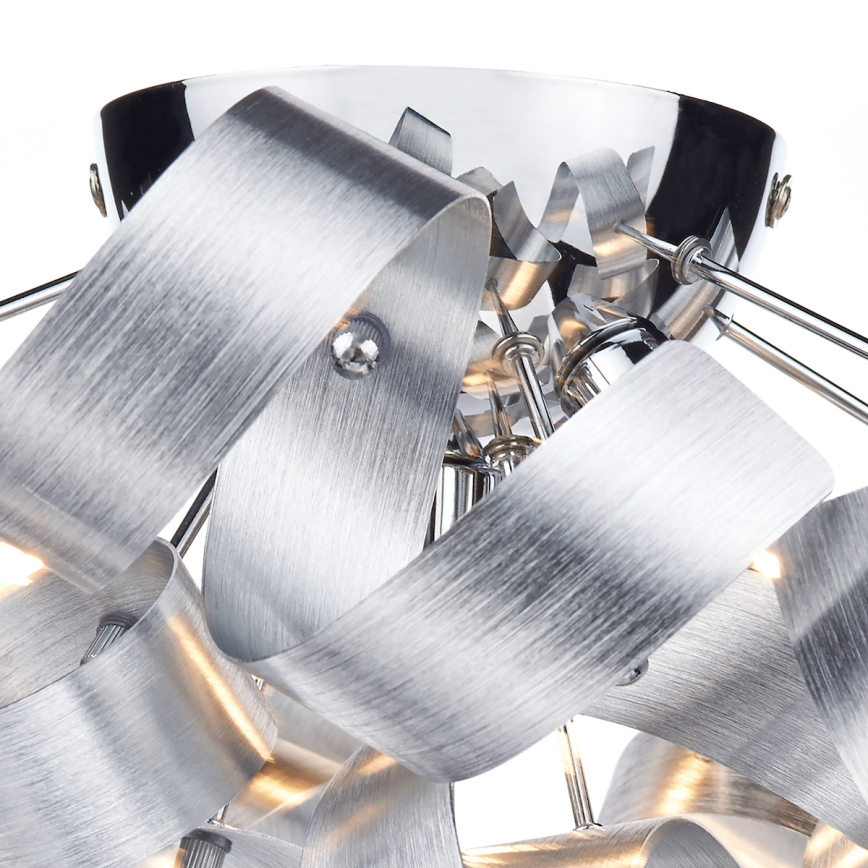 Där Lighting RAW0450 - Стельовий світильник RAWLEY 4xG9/25W/230V матовий хром